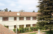 view from one of the many courtyards at csuci.