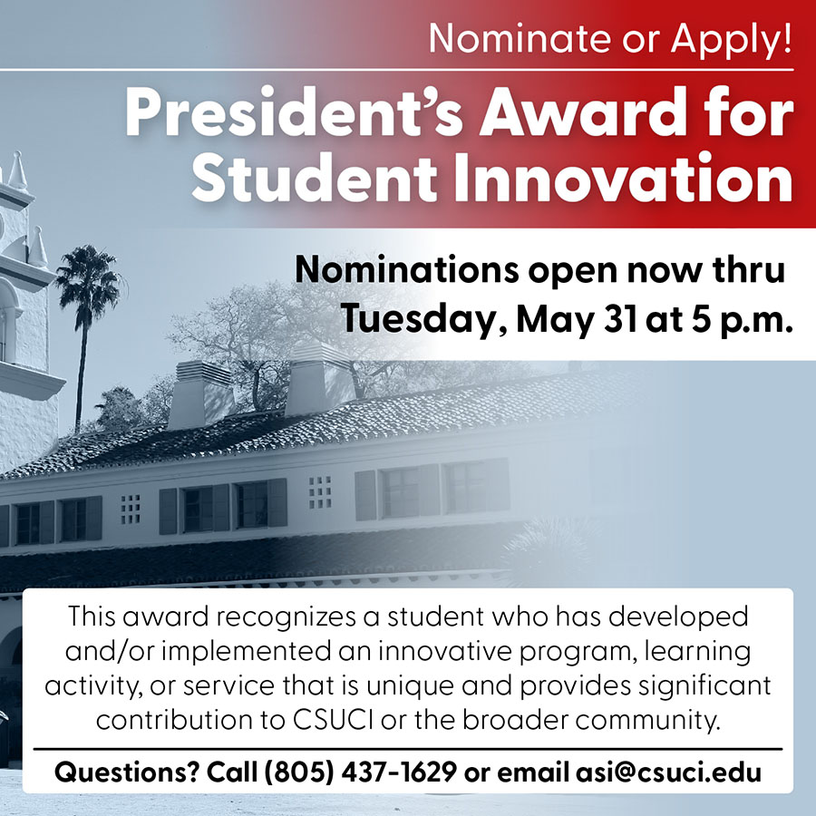 President's Award for Student Innovation
