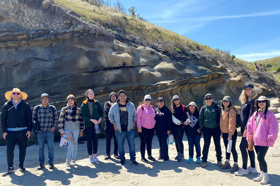 Students who completed CIMAS in Spring 2023 visit CSUCI’s Santa Rosa Island Research Station.