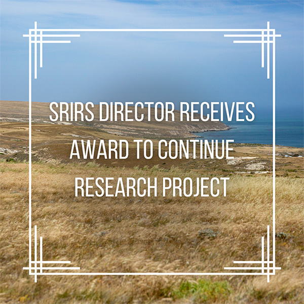 SRIRS Director receives award to continue research project