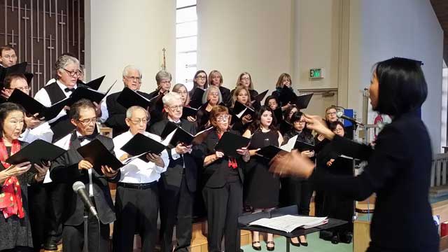 Choir Group Practicing