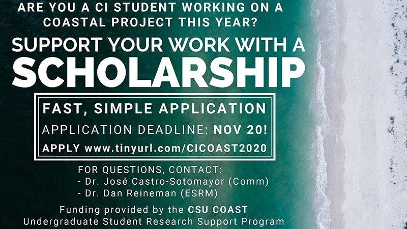 COAST undergrad research applications