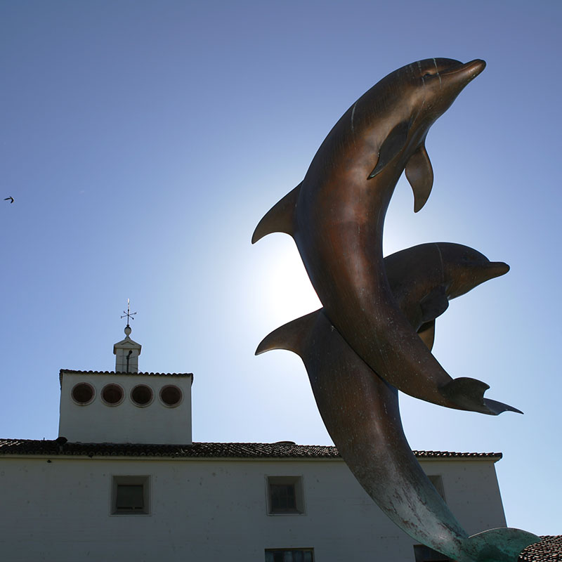 CSUCI Dolphin Fountain