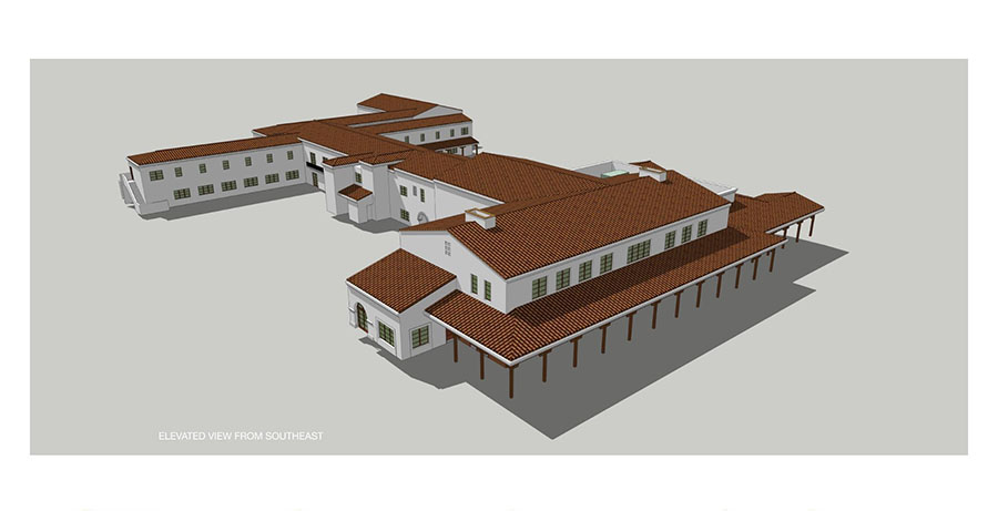 Rendering of Early Childhood Care and Education Center to be housed on CSUCI main campus