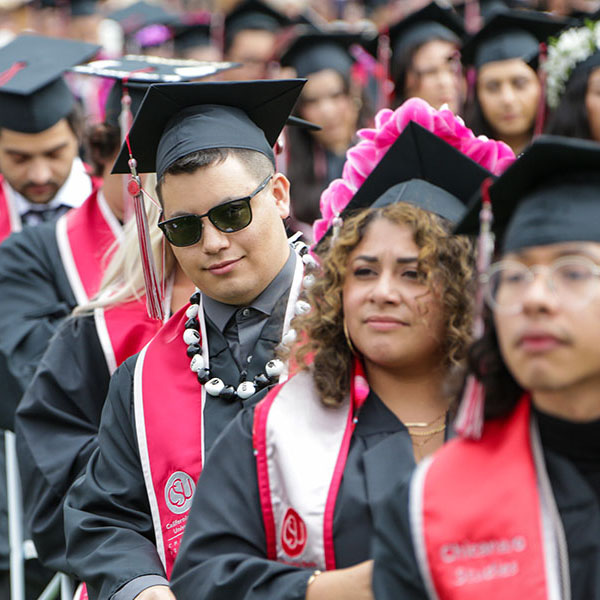 Graduates participate in 2023 Commencement.