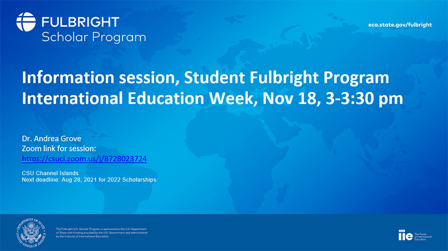 Fulbright Scholar program meeting
