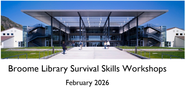 Broome Library Workshops Feb 2026