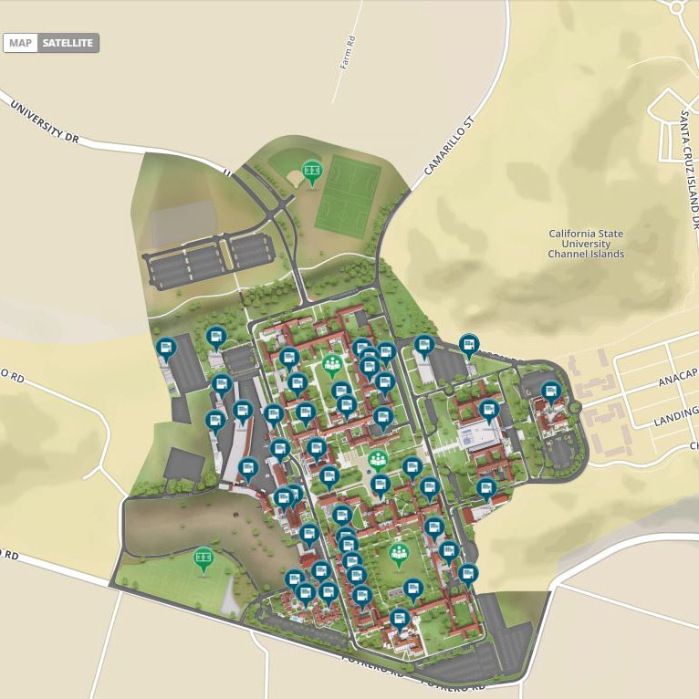 New Interactive Campus Map News Releases Csu Channel Islands