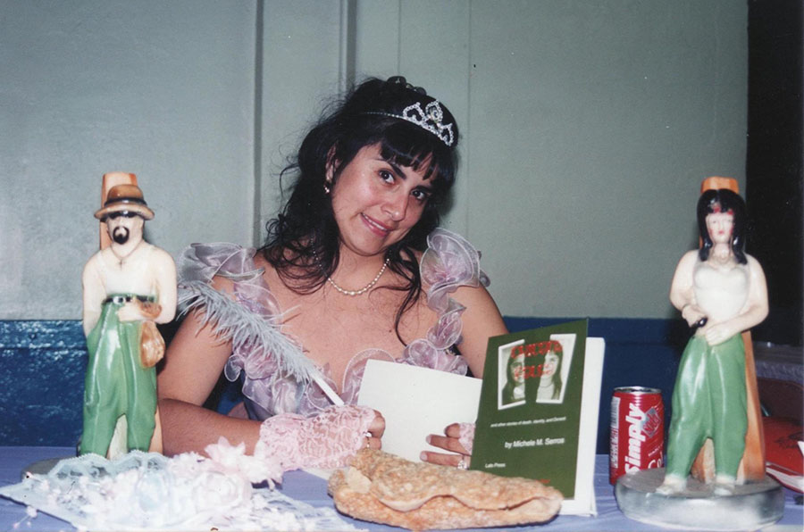 Michele Serros at her quinceanera