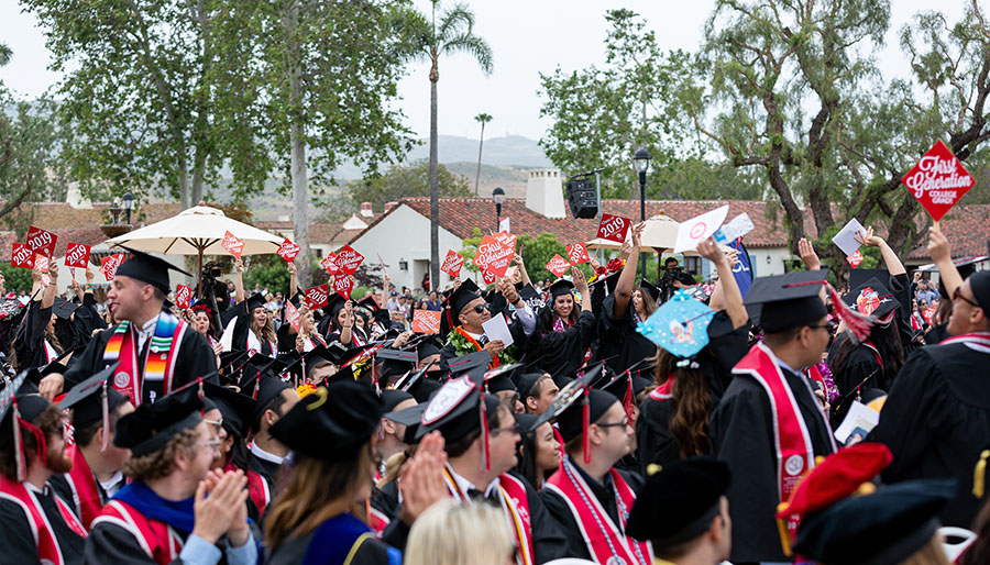 Social Mobility - graduating students at Commencement