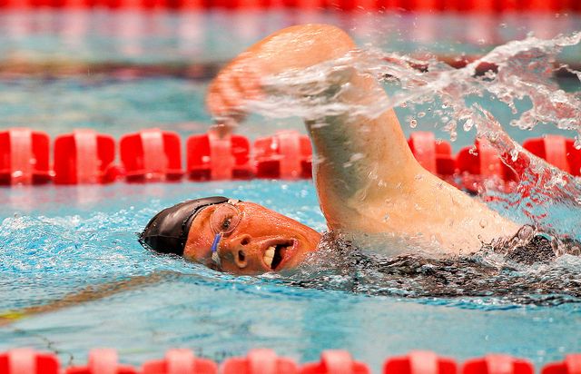 Special Olympics Swimmer