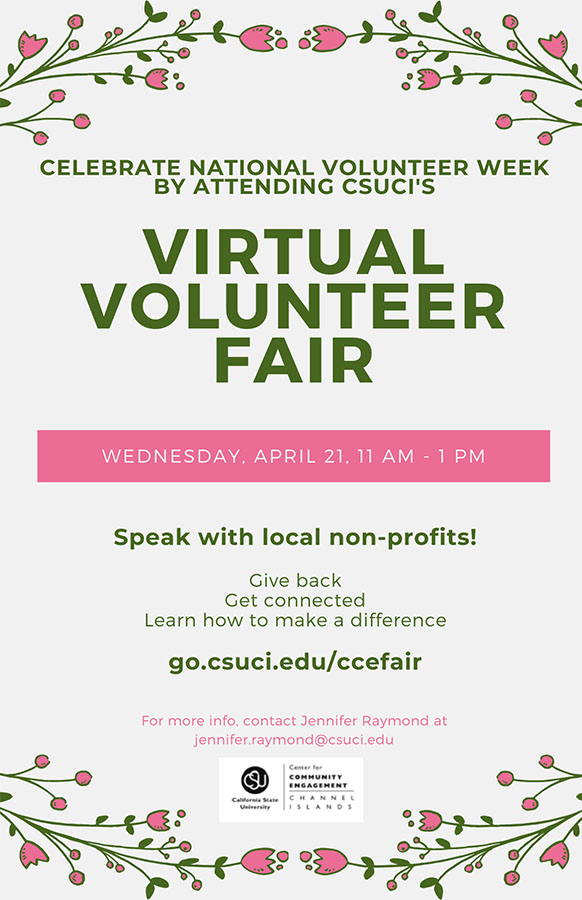 Virtual Volunteer Fair Spring 2021