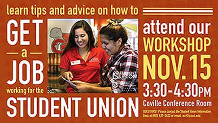 Student Union job workshop