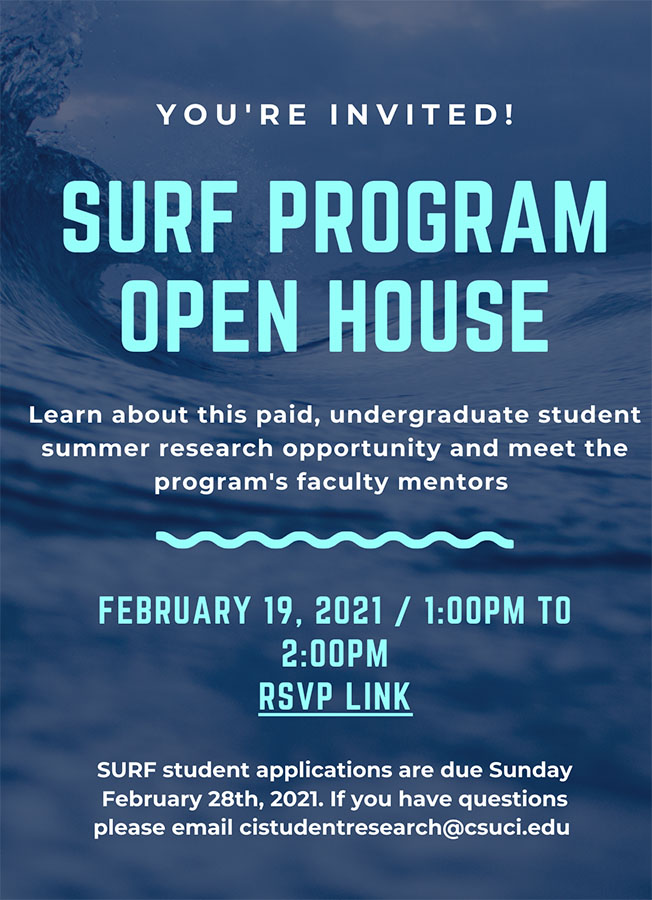 Summer SURF Open House 