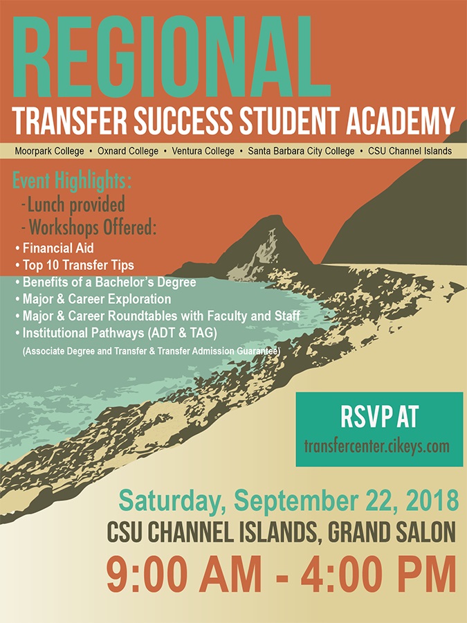 Transfer Success Student Academy flier