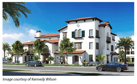 Rendering of apartment complex