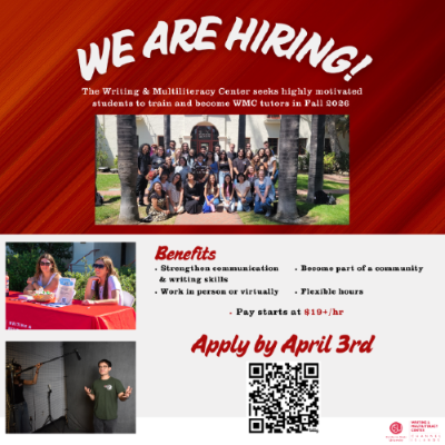 Writing Multiliteracy Center Hiring Writing Multiliteracy Center Hiring