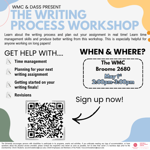 Writing Center Workshop