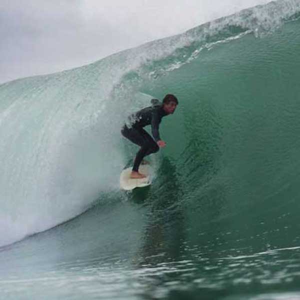 Austin Finley in the NSSA surf competition