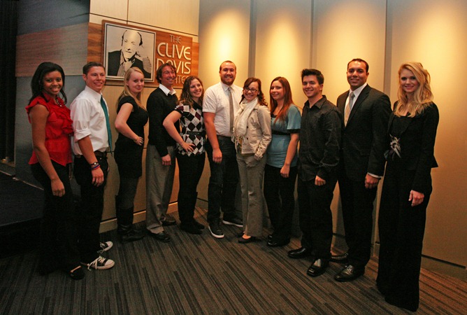 Students at the Grammy Museum