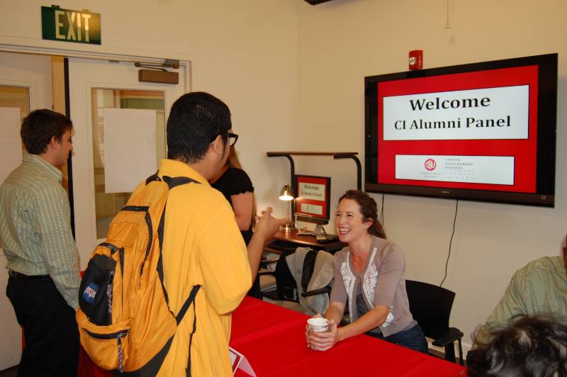 Alumni Panel, Oct. 19