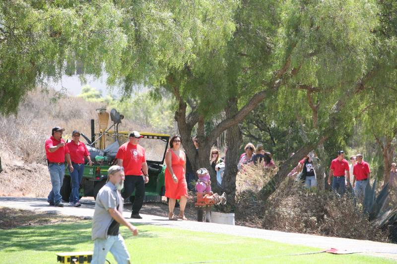 CI staff arrive at the Annual Staff & Faculty BBQ