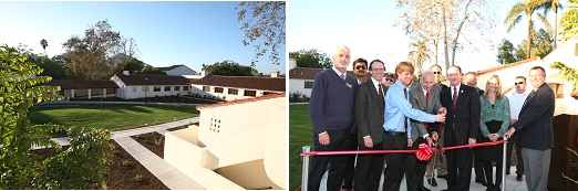 Margaret Tiplady Burgess Courtyard Dedication