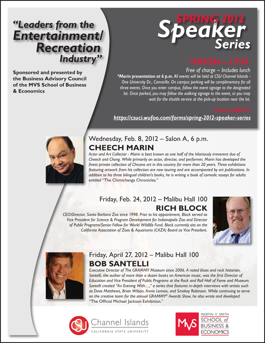 Spring 2012 Speaker Series