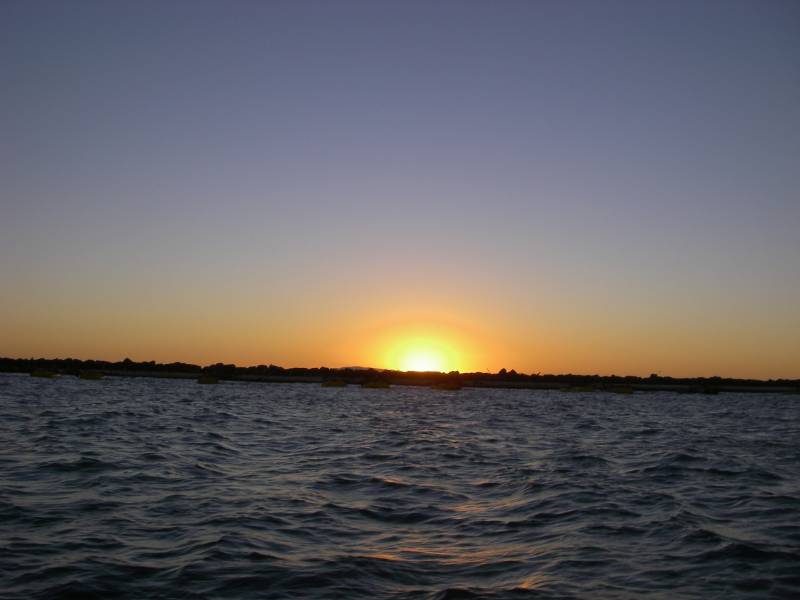 sunset kayak