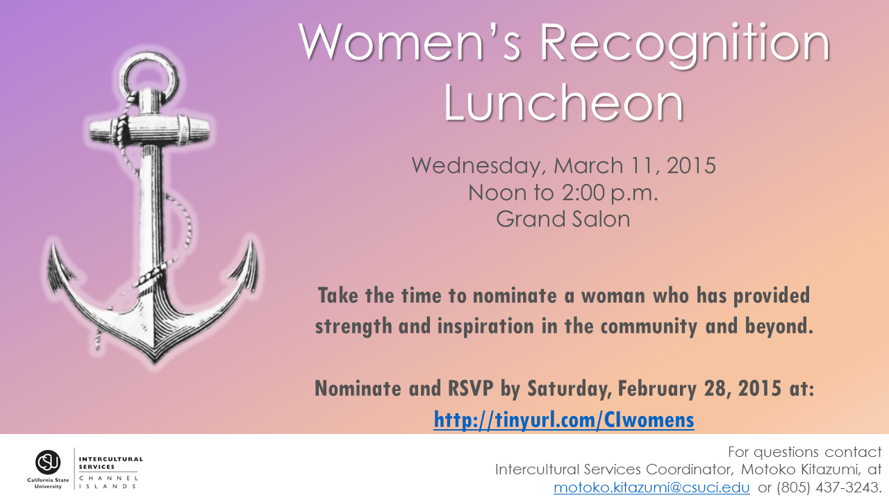 Women's Recognition Luncheon