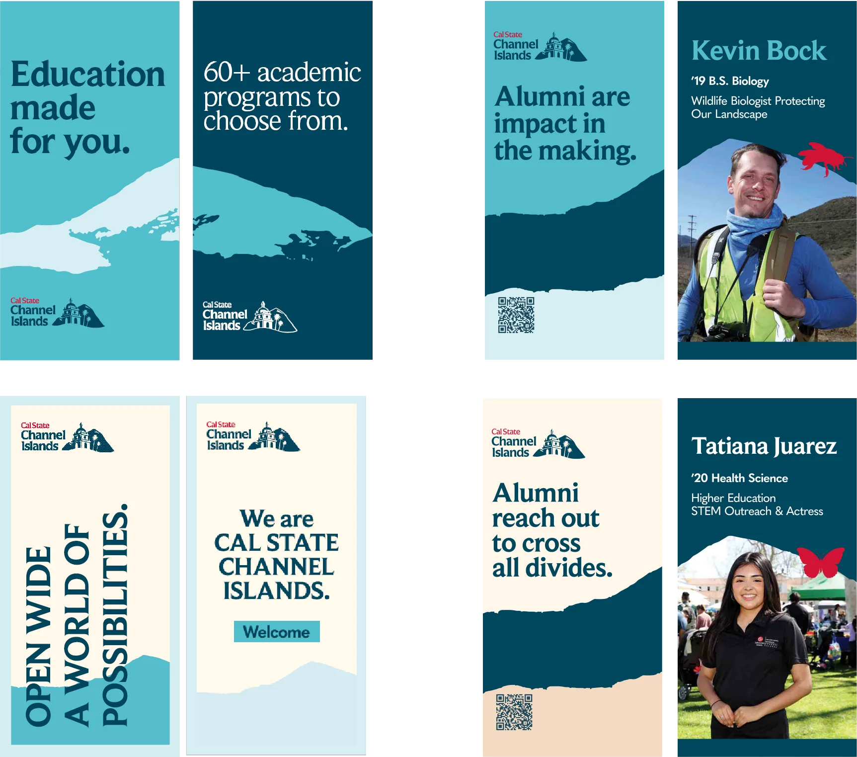 campus pole banner examples