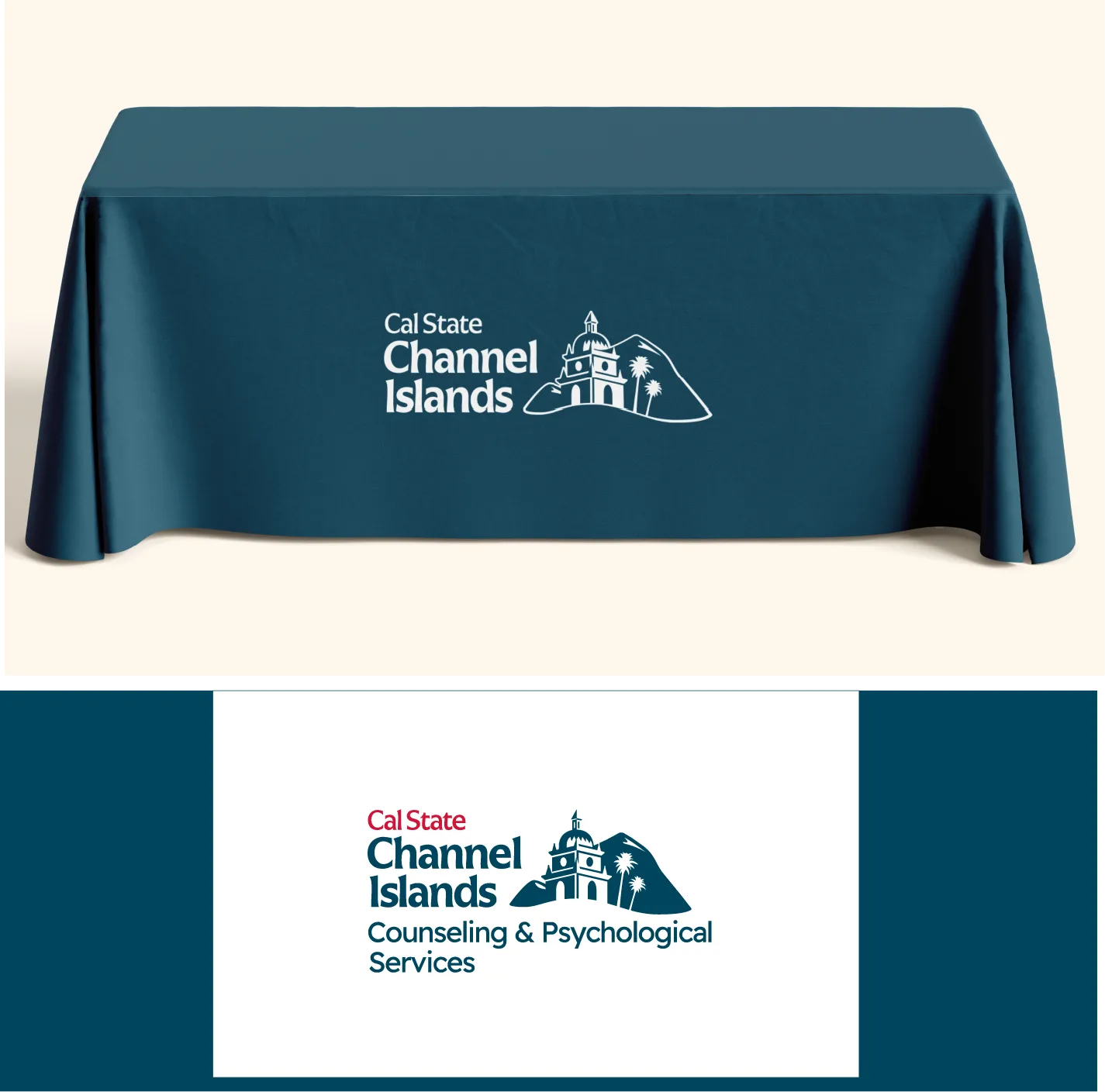 table drape and runner