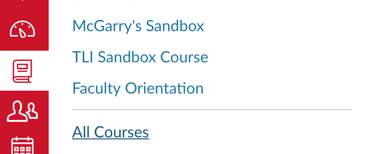 all courses link
