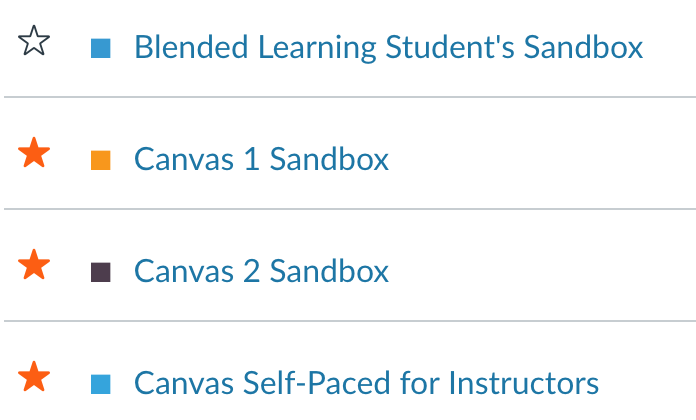 course star icons