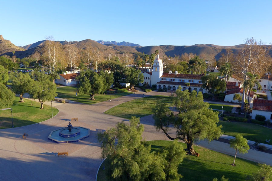 Top view of California State University Channel Islands