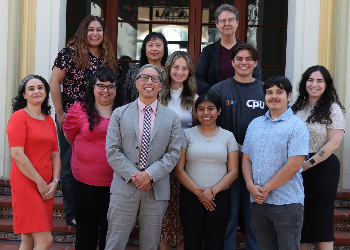 President's Scholars and Mentors with President Richard Yao