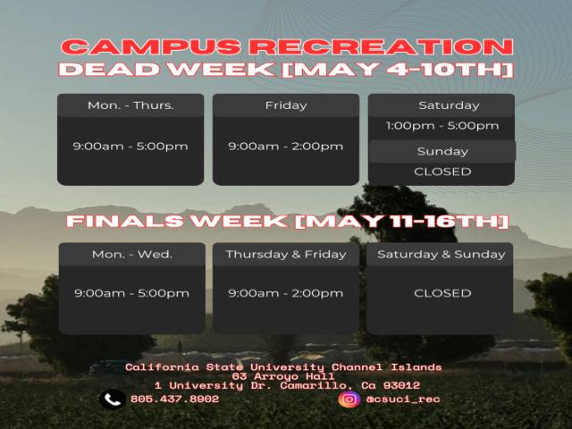 Dead and finals Week