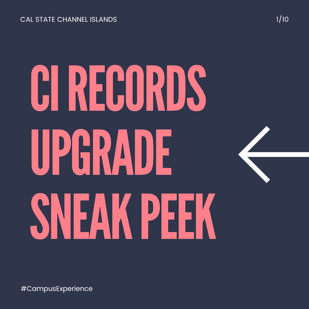 CI Records Upgrade Sneak Peek