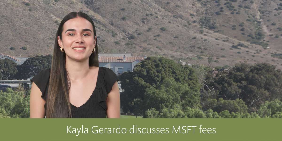 Kayla Gerardo discusses MSFT fees