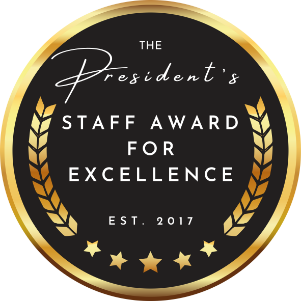 President's Staff Award For Excellence nomination button
