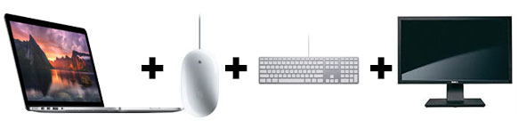 Updated Macbook Pro Combo with External Monitor