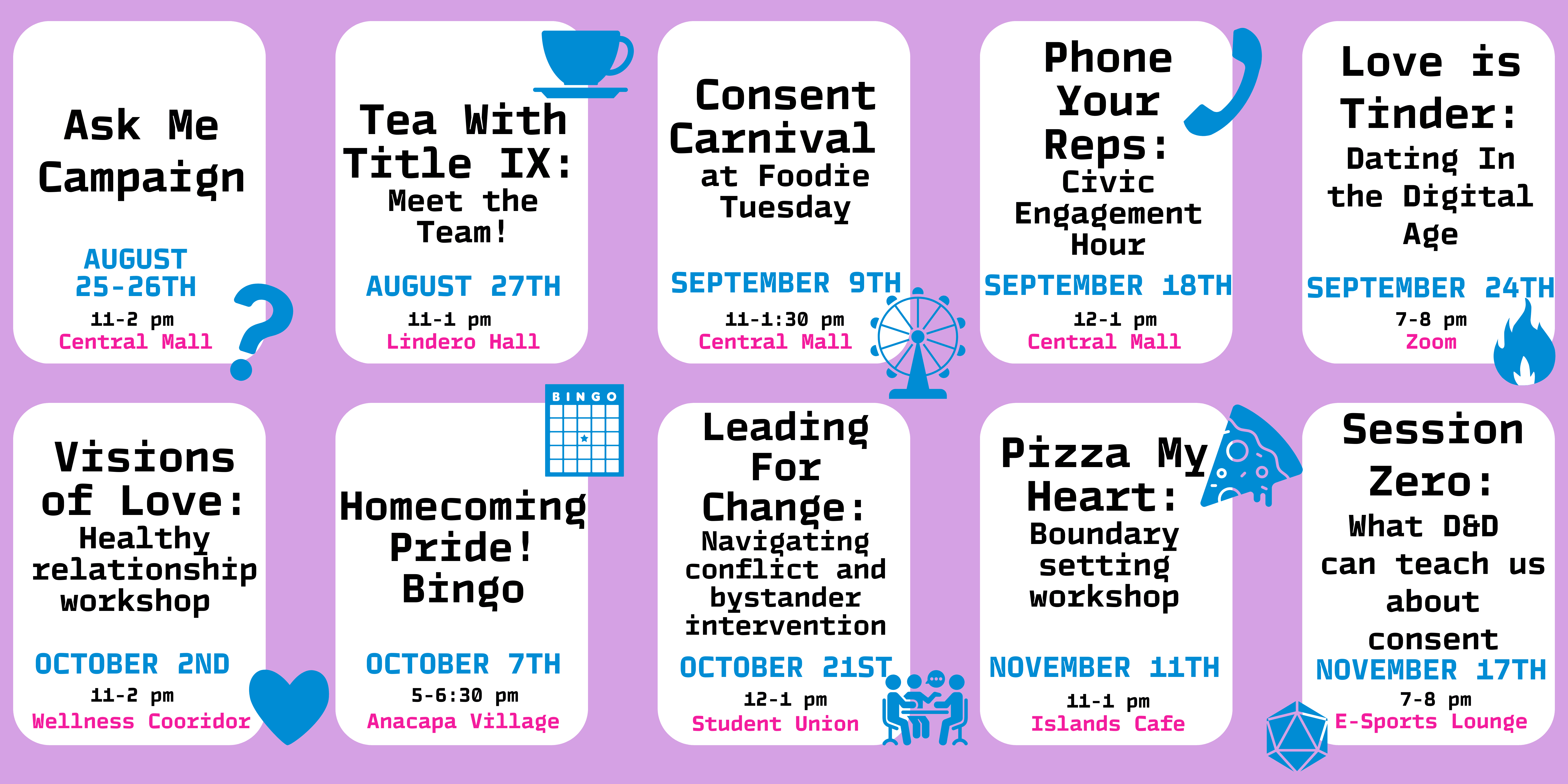 Fall 2025 Events