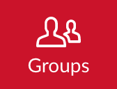 Groups icon on global navigation