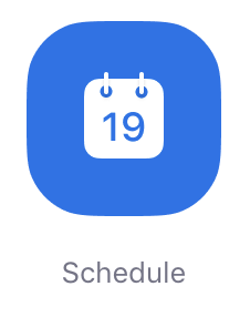 schedule meeting button