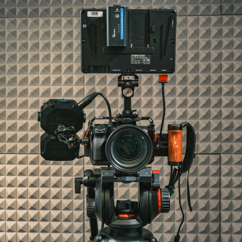 camera configuration used in the live action studio
