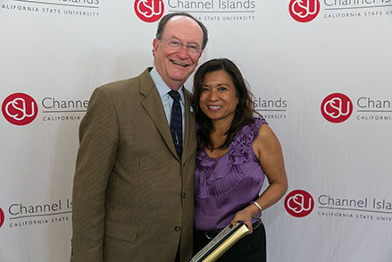 betty berriochoa with president rush