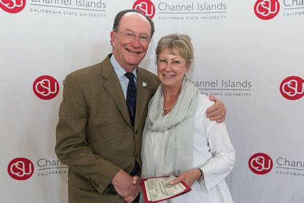 pamela abbott with president rush